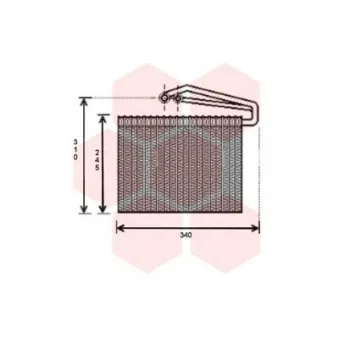 Evaporateur climatisation DELPHI TSP0525207