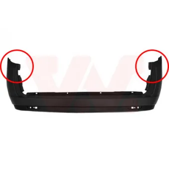 VAN WEZEL 3706540 - Pare-chocs