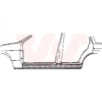 VAN WEZEL 3712104 - Marche-pied