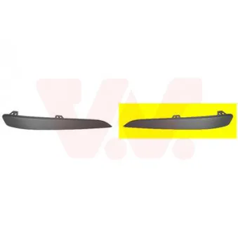 VAN WEZEL 3745585 - Baguette et bande protectrice, pare-chocs avant gauche