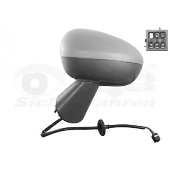 Rétroviseur extérieur VAN WEZEL OEM 13258006