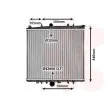 Radiateur, refroidissement du moteur VAN WEZEL [40002331]