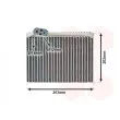 VAN WEZEL 4000V062 - Évaporateur climatisation