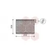VAN WEZEL 4000V352 - Évaporateur climatisation