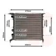 VAN WEZEL 43002121 - Radiateur, refroidissement du moteur