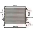 Radiateur, refroidissement du moteur VAN WEZEL [43002206]