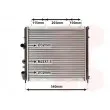 VAN WEZEL 43002215 - Radiateur, refroidissement du moteur