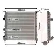 VAN WEZEL 43002261 - Radiateur, refroidissement du moteur