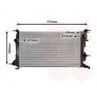 VAN WEZEL 43002460 - Radiateur, refroidissement du moteur