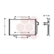 Condenseur, climatisation VAN WEZEL [43005188]