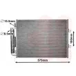 VAN WEZEL 43005454 - Condenseur, climatisation