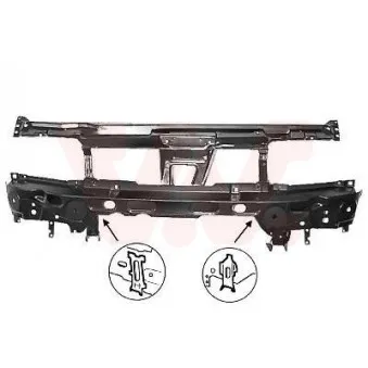 VAN WEZEL 4912768 - Revêtement avant