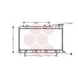 Radiateur, refroidissement du moteur VAN WEZEL [51002047]