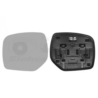 Verre de rétroviseur, rétroviseur extérieur VAN WEZEL 5141837