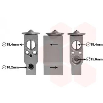 Détendeur, climatisation VAN WEZEL 52001130