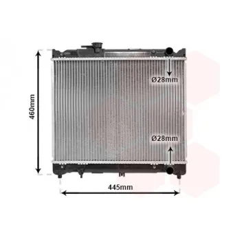 VAN WEZEL 52002015 - Radiateur, refroidissement du moteur