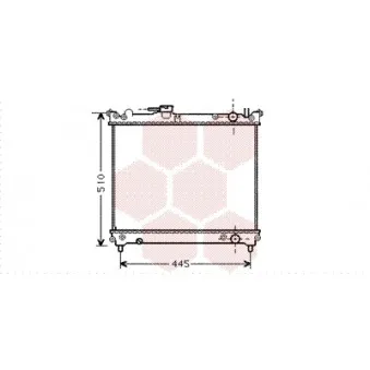 VAN WEZEL 52002024 - Radiateur, refroidissement du moteur