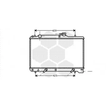 VAN WEZEL 52002049 - Radiateur, refroidissement du moteur