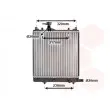 Radiateur, refroidissement du moteur VAN WEZEL [52002057]
