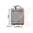 VAN WEZEL 52002064 - Radiateur, refroidissement du moteur