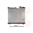 Radiateur, refroidissement du moteur VAN WEZEL [52002079]