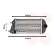 Intercooler, échangeur VAN WEZEL [52004123]