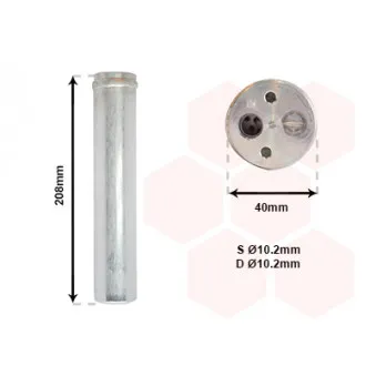 Filtre déshydratant, climatisation VAN WEZEL 5200D094