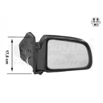 Rétroviseur extérieur VAN WEZEL 5245806
