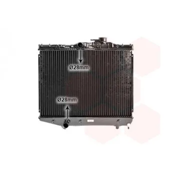 VAN WEZEL 53002038 - Radiateur, refroidissement du moteur