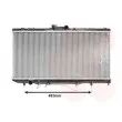 Radiateur, refroidissement du moteur VAN WEZEL [53002146]