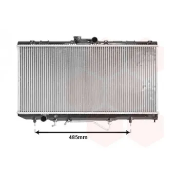 Radiateur, refroidissement du moteur VAN WEZEL OEM 1640016340