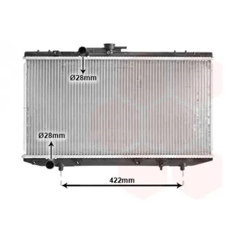 VAN WEZEL 53002150 - Radiateur, refroidissement du moteur