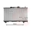 Radiateur, refroidissement du moteur VAN WEZEL [53002163]