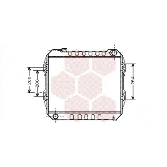 VAN WEZEL 53002164 - Radiateur, refroidissement du moteur
