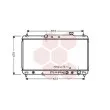 VAN WEZEL 53002236 - Radiateur, refroidissement du moteur