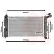 VAN WEZEL 53002290 - Radiateur, refroidissement du moteur