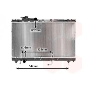 VAN WEZEL 53002350 - Radiateur, refroidissement du moteur