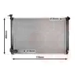 Radiateur, refroidissement du moteur VAN WEZEL [53002462]