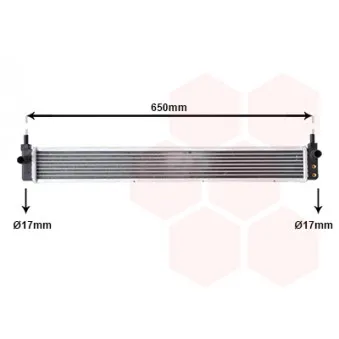 VAN WEZEL 53002602 - Radiateur, refroidissement du moteur