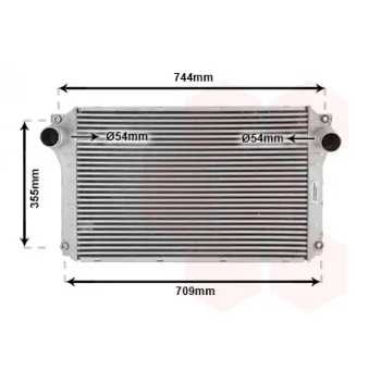 Intercooler, échangeur AVA QUALITY COOLING TOA4362