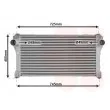 Intercooler, échangeur VAN WEZEL [53004567]