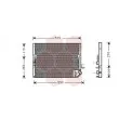 Condenseur, climatisation VAN WEZEL [53005118]