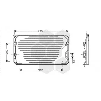 VAN WEZEL 53005246 - Condenseur, climatisation
