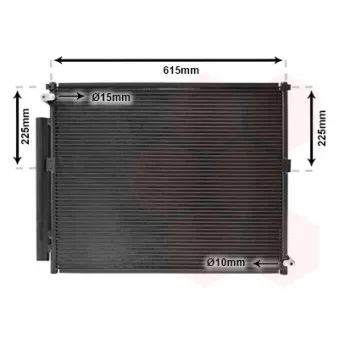 Condenseur, climatisation VAN WEZEL OEM 8846160100