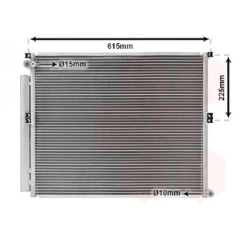 Condenseur, climatisation VAN WEZEL OEM 8846135160