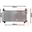 VAN WEZEL 53005680 - Condenseur, climatisation