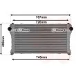Intercooler, échangeur VAN WEZEL [53014701]