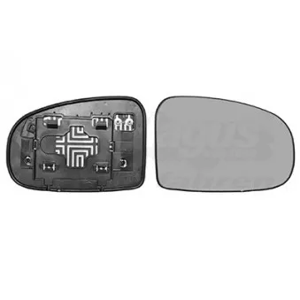 Verre de rétroviseur, rétroviseur extérieur VAN WEZEL 5410838