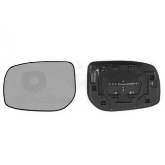 Verre de rétroviseur, rétroviseur extérieur VAN WEZEL OEM 879090D260