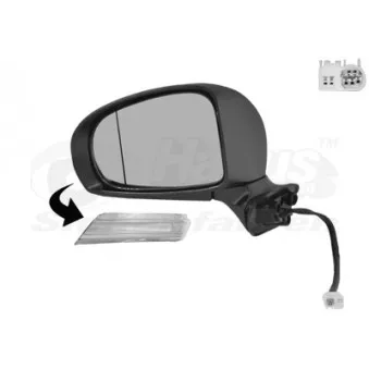 VAN WEZEL 5467807 - Rétroviseur extérieur